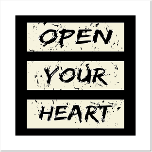 Open Your Heart Posters and Art